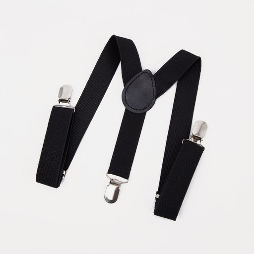 Подтяжки детские «Выбражулька», ширина 2.5 см, бабочка, чёрная