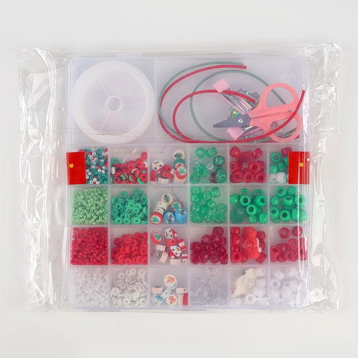 Набор для творчества Новогоднее украшение из бусин - Simaland фото 6