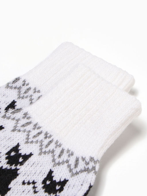 Носки женские шерстяные «Котик», серые, р-р 25-27