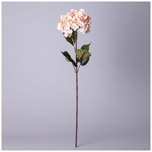 ЦВЕТОК ИСКУССТВЕННЫЙ ГОРТЕНЗИЯ ДЛИНА=77СМ , ЦВЕТ ПУДРОВЫЙ - Lefard фото 2