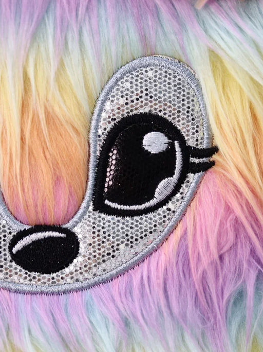 Блокнот плюшевый Rainbow lama, 21,5х14,5 см, плотность 80 гр.