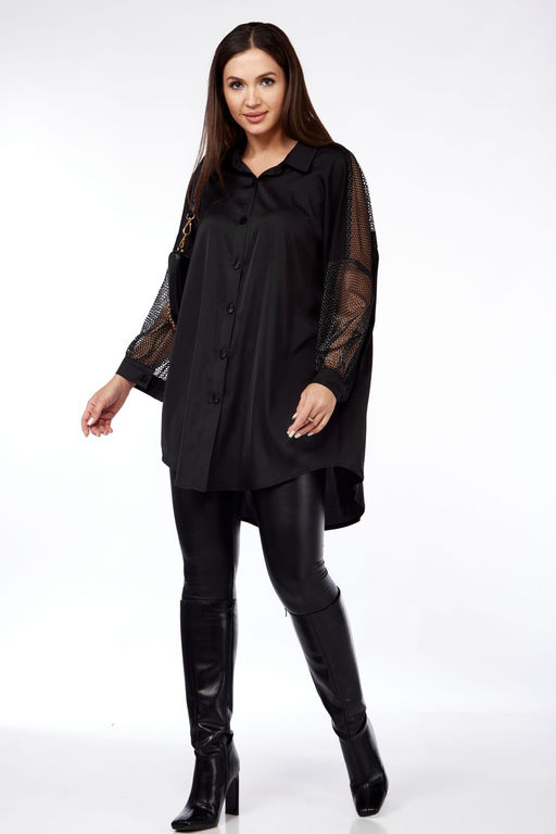 Блуза Michel Chic 779 черный  фото 4
