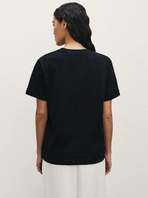 Футболка с декоративными бусами / Zarina  фото 5