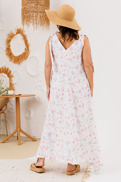 Костюм INVITE 6094 голубой джин+принт