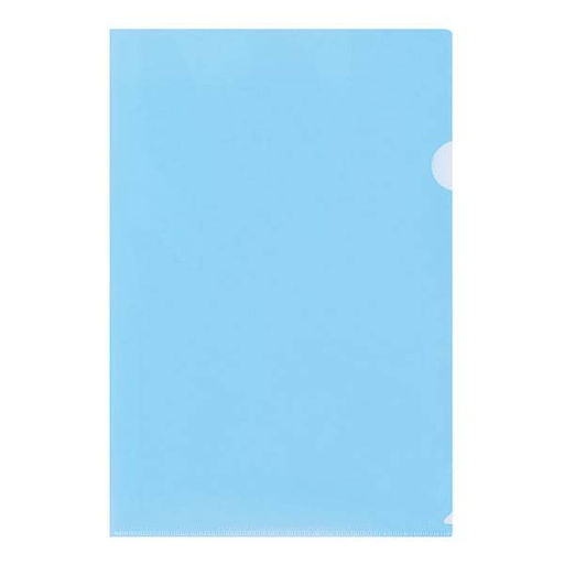 Цена за 5 шт. Папка-уголок INFORMAT А4, пластик 150 мкм, синяя