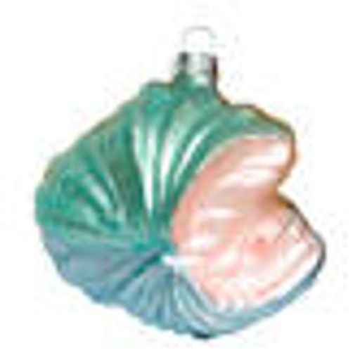 Ракушка с жемчужинками перламутровая бирюза (стекло) 9х5х9,5 см - Holiday classics фото 3