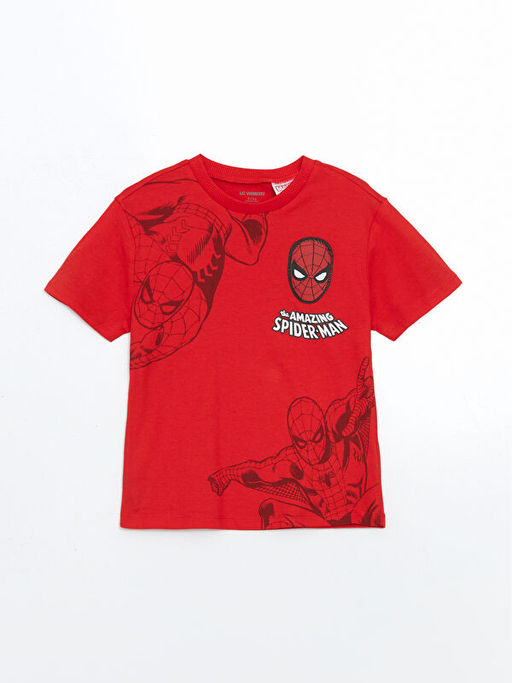 Spider- Man Bask?l? Erkek ?ocuk Ti??rt