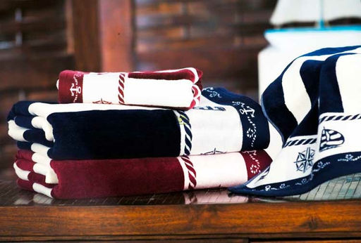 Цена за 1 ш Полотенце OZDILEK PUSULA (50*90) (6шт) темно синий