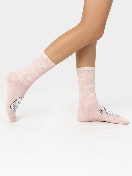 Цена за 5 пар! Носки детские мятные с зайчиками - Mark formelle фото 8