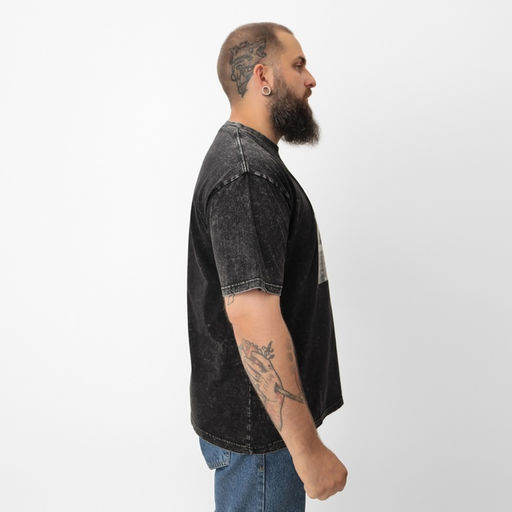 Футболка мужская MIST «Город» из вареного хлопка, черный, р-р L