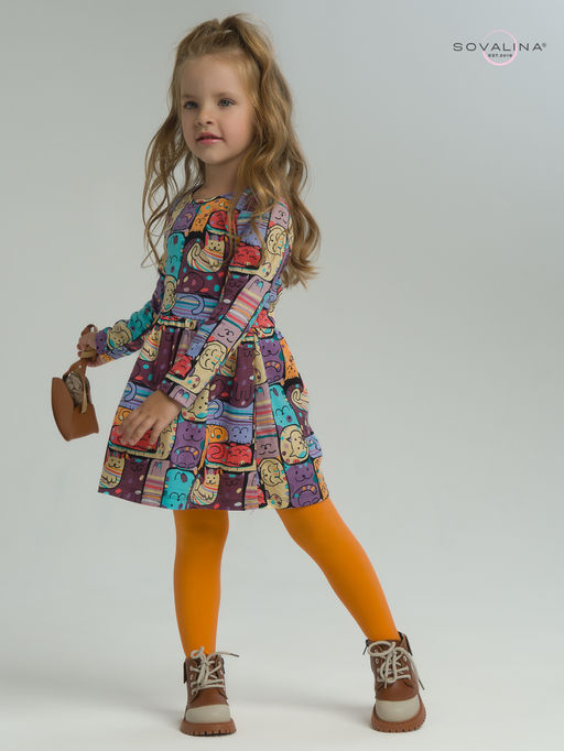 Платье Эля коты в горошек - Sovalina фото 32