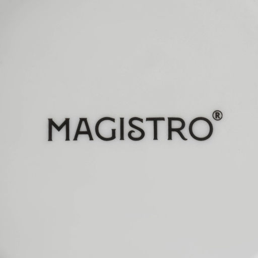 Тарелка глубокая Magistro «Морской бриз», 400 мл, d=20 см, фарфор, белая