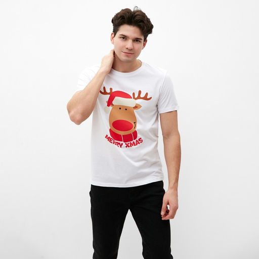 Футболка мужская KAFTAN: Xmas dad, размер 56