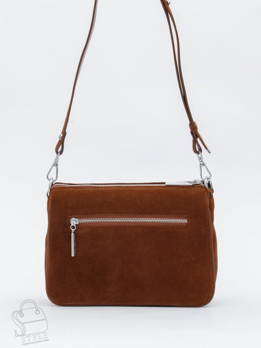 Сумка женская кожаная 1035CF brown Polina&Eiterou