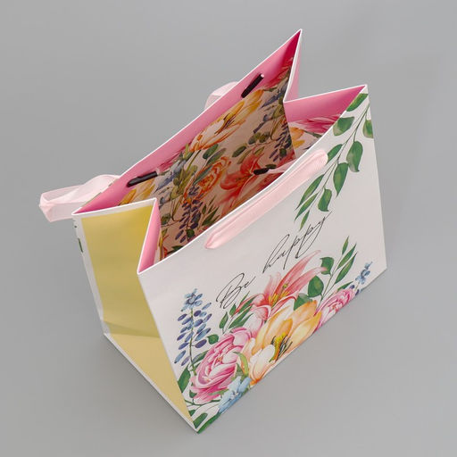 Пакет ламинированный двухсторонний Будь счастлива, MS 18 23 10 см - Дарите счастье фото 5