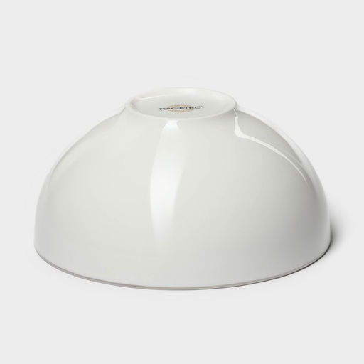 Салатник Magistro La Perle, 600 мл, d=15 см, фарфор, белый  фото 4