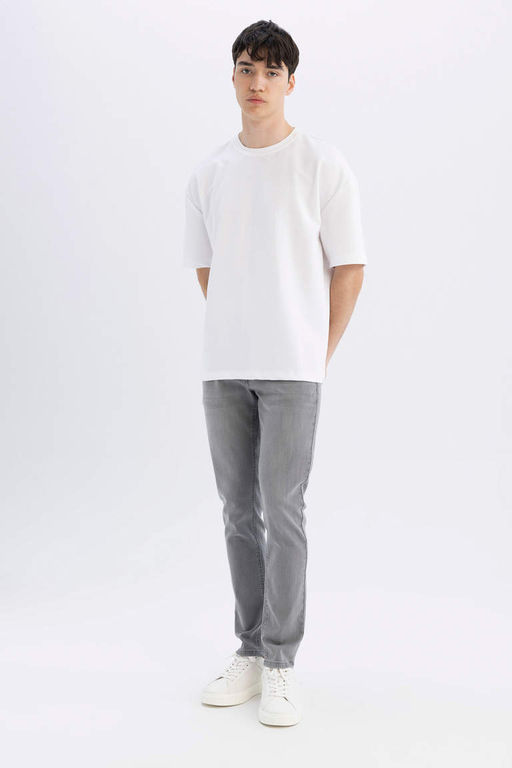 Джинсовые брюки скинни Carlo очень узкого кроя с нормальной талией и очень узкими штанинами - Defacto фото 4