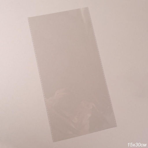 Цена за 100 шт. Пакет прозрачный для упаковки 2,3 микр 15х30 / T-1530-PR /уп 100/10000/прозрачный