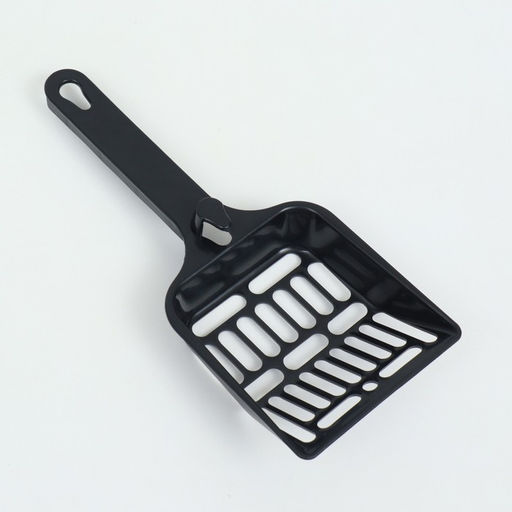 Туалет закрытый, 51×34×37 с, с совком, прозрачный, пластик, синий