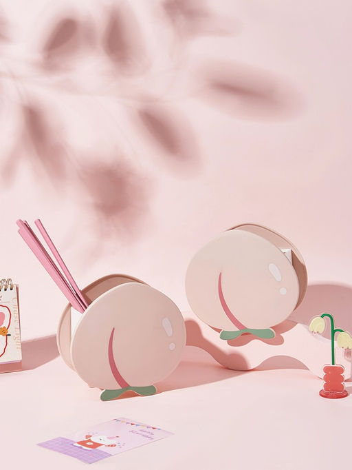 Органайзер для канцелярских и кухонных принадлежностей "Sweet peach", pink