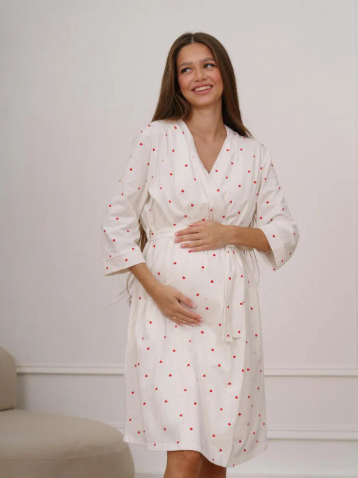 Халат женский Новая жизнь Экрю М-72Х MODAMICA