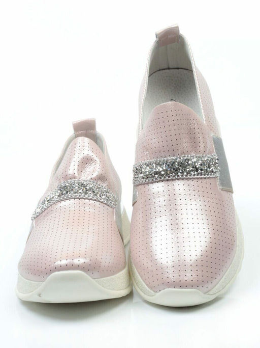 07-D08 PINK Слипоны женские (натуральная кожа) - Фабричный китай фото 28