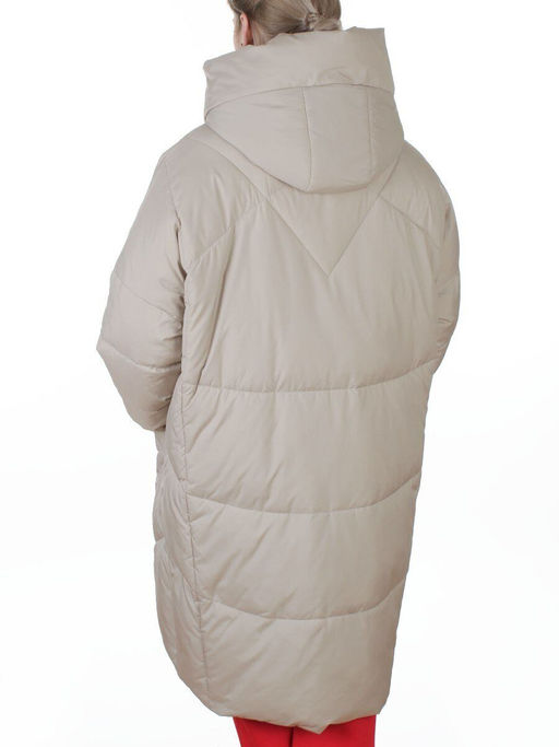 H906 BEIGE Куртка зимняя женская (200 гр. холлофайбер)