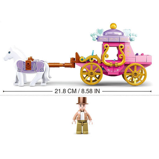 Конструктор «Розовая Мечта. Королевская карета», 139 деталей