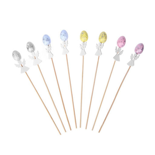 Цена за 3 шт. Набор топперов на пасху «Ангелочки», 2 шт., МИКС