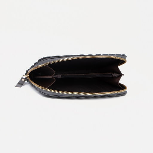 Кошелёк на молнии, цвет серый - Simaland фото 5