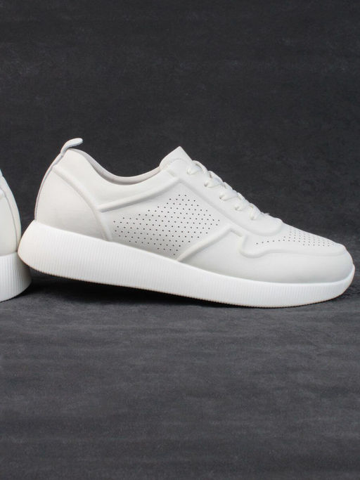 05-PDL195-6-1 LT. BEIGE Кроссовки женские (натуральная кожа) - Фабричный китай фото 14