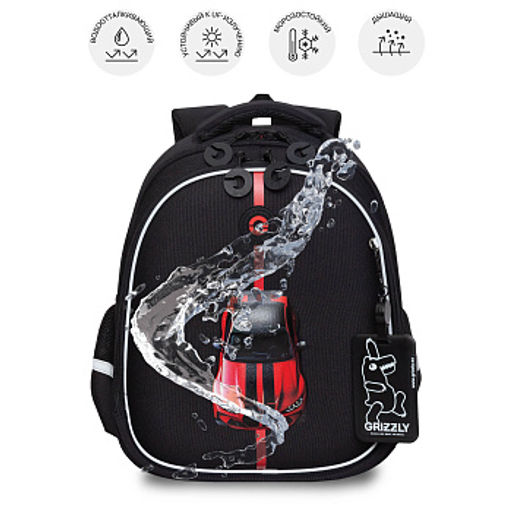 RAz-687-1 Рюкзак школьный с картхолдером на держателе - Grizzly фото 47