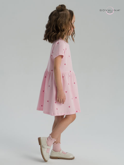 Платье Лето лапша сердца на розе - Sovalina фото 26