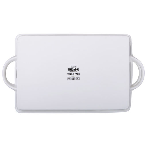 БЛЮДО С РУЧКАМИ LEFARD FAMILY FARM ПРЯМОУГ. 35,5*20*4 СМ  фото 3