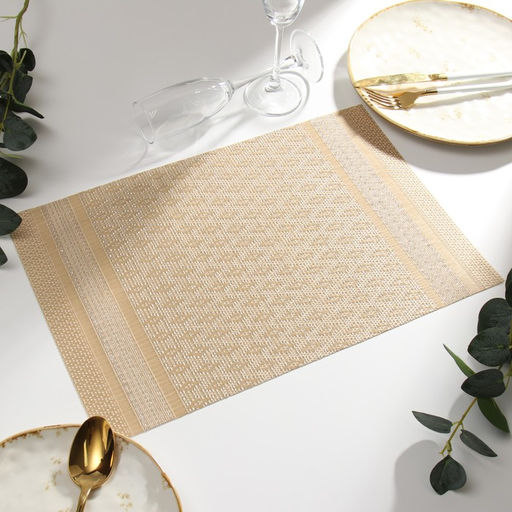 Салфетка на стол Доляна, цв.бежевый, 45*30см  фото 2