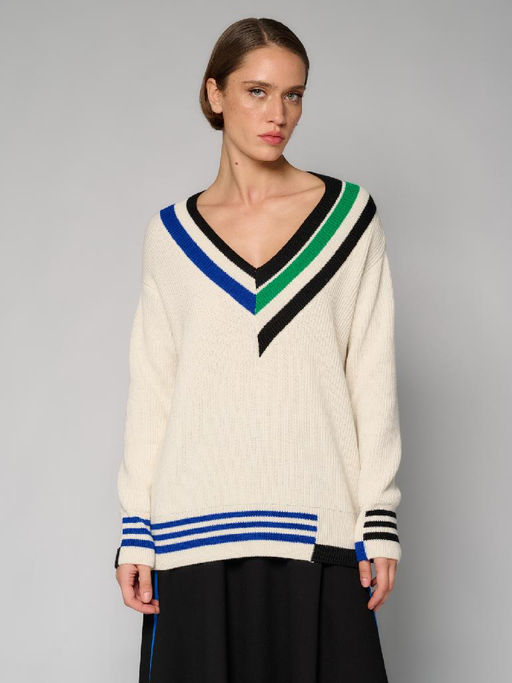 Пуловер женский 12411-53023 white - Eleganzza фото 2