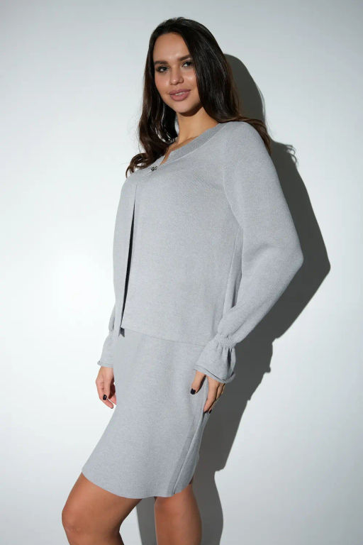 ЗЛАТА Костюм М 3330/серый