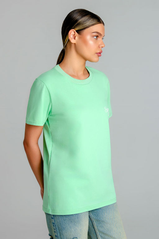 Арт. 3174 Футболка женская 44-52 (5 шт) Цвет:салатовый - Калинка фото 10