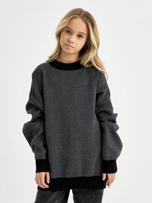 Черный джемпер для мальчика
