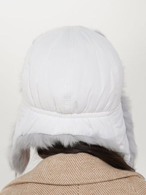 3440260 ALPINA ЖЕНСКИЙ ГОЛОВНОЙ УБОР ИЗ ТЕКСТИЛЯ С ОТДЕЛКОЙ МЕХОМ КРОЛИКА - Acasta фото 5