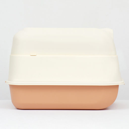 Туалет закрытый с откидным верхом 36×51×34 см, бежевый