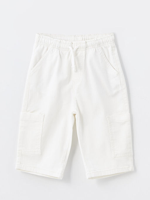 Beli Lastikli Basic Erkek Bebek Jean Kapri - Waikiki фото 2