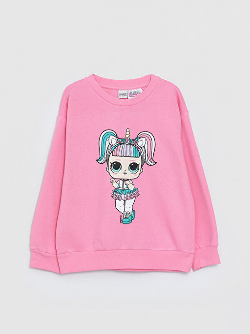 Bisiklet Yaka LOL Surprise OMG Lisansl? Uzun Kollu K?z ?ocuk Sweatshirt - Waikiki фото 3