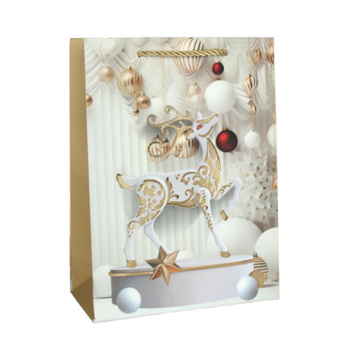 Пакет подарочный 18х24х8,5 / 10114-S /уп 12/720/Новый год - Галеонтрейд фото 2