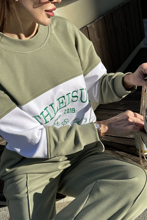 Костюм GO F3062/26-02.170-176 фисташка