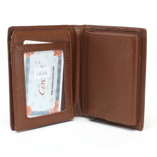 Кредитница (картхолдер) Cossni-3739, 1 отд, 10 карм, коричневый SALE 236566 - Croco фото 3