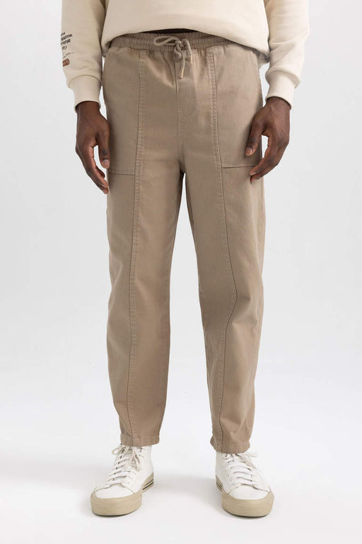 Габардиновые брюки прямого кроя Relax Fit - Defacto фото 8