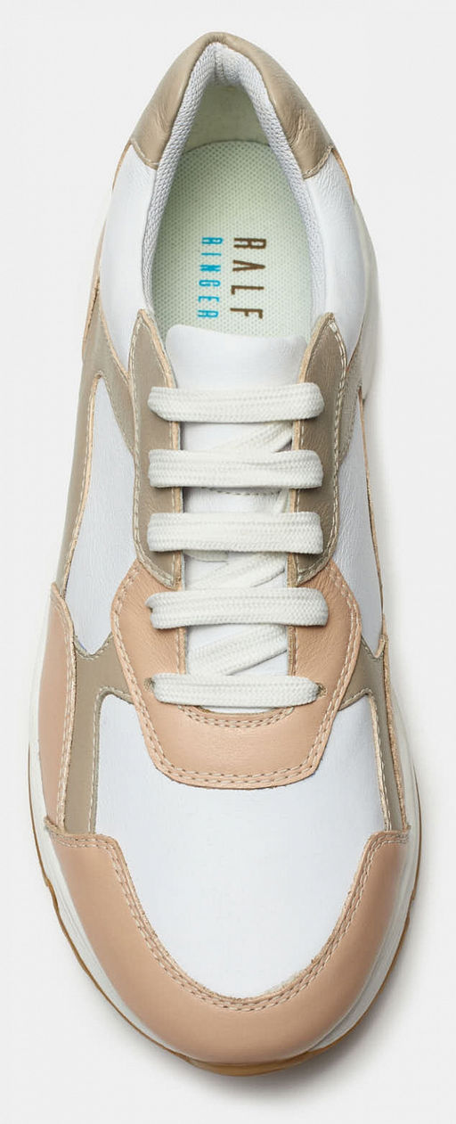 Кроссовки Ralf Ringer FALCO бежевые из натуральной кожи фото 4