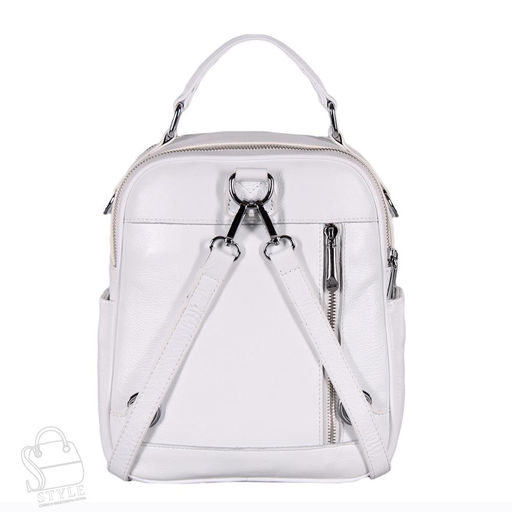 Рюкзак женский кожаный 970034 white Velina Fabbiano-Safenta/30  в Новосибирске