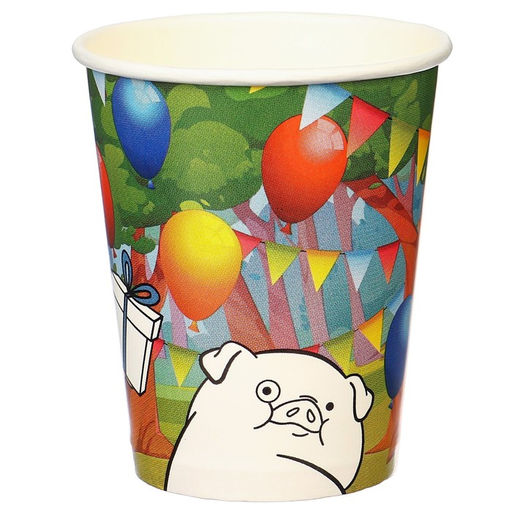 Цена за 10 шт. Стакан бумажный-раскраска С Днем Рождения!, 250 мл, Гравити Фолз - Disney фото 3